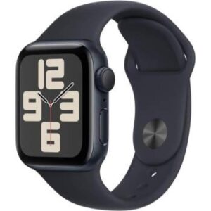 Apple Watch SE 2023 Aluminium 40mm Αδιάβροχο με Παλμογράφο (Midnight με Midnight Sport Band (S/M)) – έως 60 δόσεις