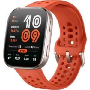 Amazfit Bip 6 Xiaomi 46mm Αδιάβροχο Smartwatch με Παλμογράφο (Κόκκινο)