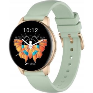 Oromed Active Pro 1 Aluminium Smartwatch με Παλμογράφο (Χρυσό / Πράσινο)