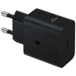 Samsung Φορτιστής Χωρίς Καλώδιο με Θύρα USB-C 45W Power Delivery / Quick Charge 2.0 Μαύρος (EP-T4511NBEGEU)