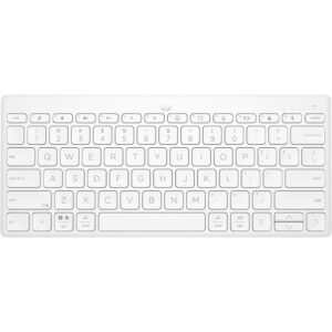 HP 350 Ασύρματο Bluetooth Πληκτρολόγιο Αγγλικό US Λευκό