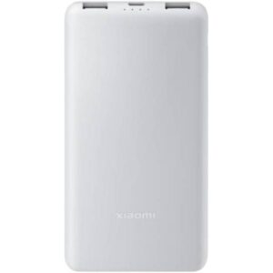 Xiaomi Lite Power Bank 10000mAh 22.5W με 2 Θύρες USB-A και Θύρα USB-C Λευκό