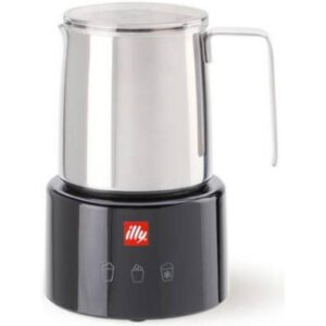 illy Cappuccinatore Montalatte Elettrico Nero Inox
