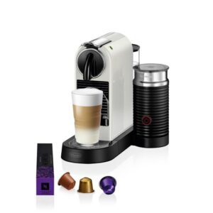 De'Longhi Citiz & Milk Καφετιέρα για Κάψουλες Nespresso Πίεσης 19bar με Αφρογαλιέρα White