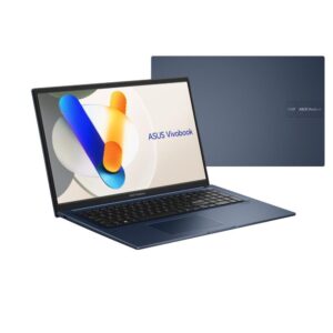 ASUS Vivobook 17 X1704VA-AU1068W Core 5 120U 17.3" FHD IPS-level Panel 60Hz 250nits AG 16GB DDR5 SSD512 Intel Graphics WLAN+BT Cam720p 50WHrs Win11 Quiet Blue