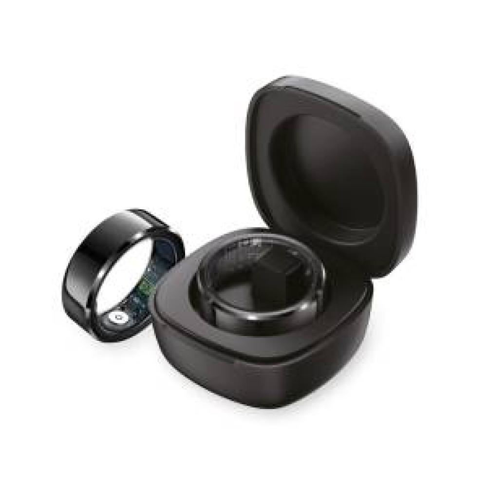 TECHMADE TM-NEXA-BK12 Smartring con Charging Box Black TG 12 21.6mm